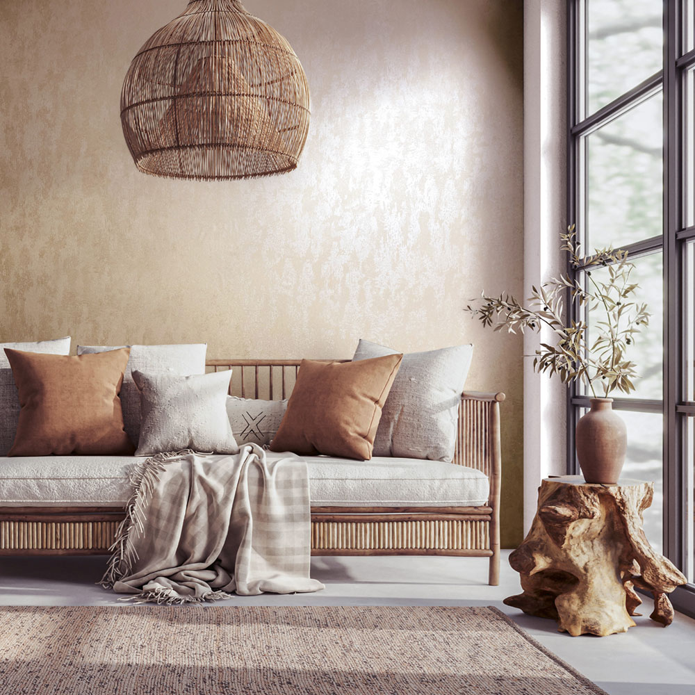 Wallpaper, beige, stucco plaster, 35131, City Romance, Marburg