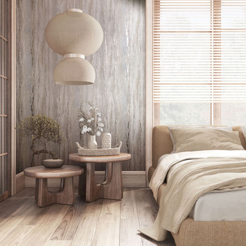 Wallpaper, grey-beige, stucco plaster, 35159, City Romance, Marburg