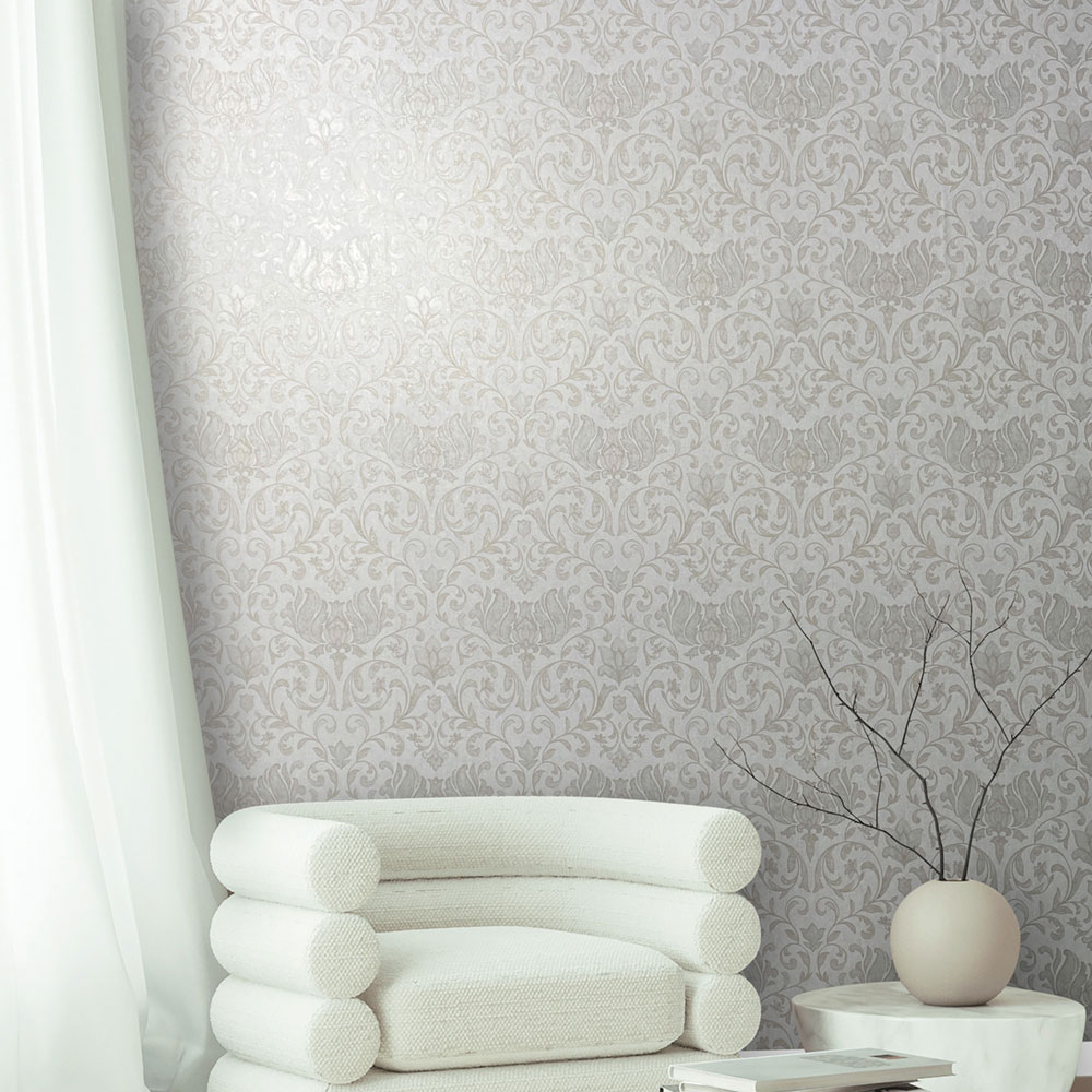 Wallpaper, cream-beige, ornaments, 35168, City Romance, Marburg