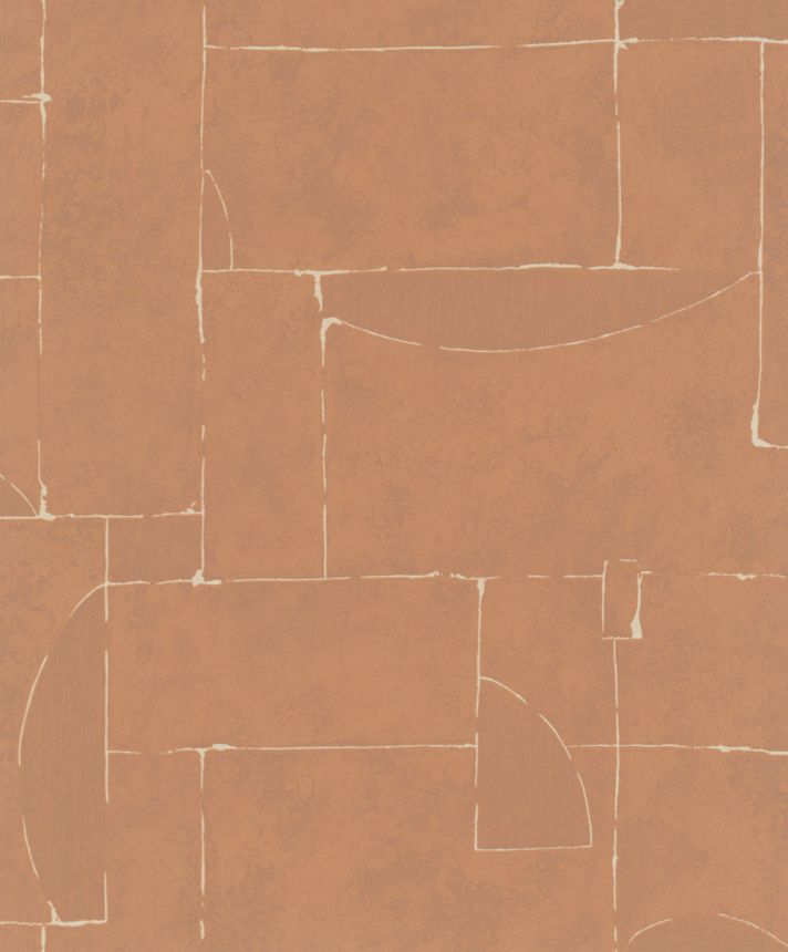 Wallpaper, Brown-Red, Graphic Pattern, 34605, Terra, Marburg