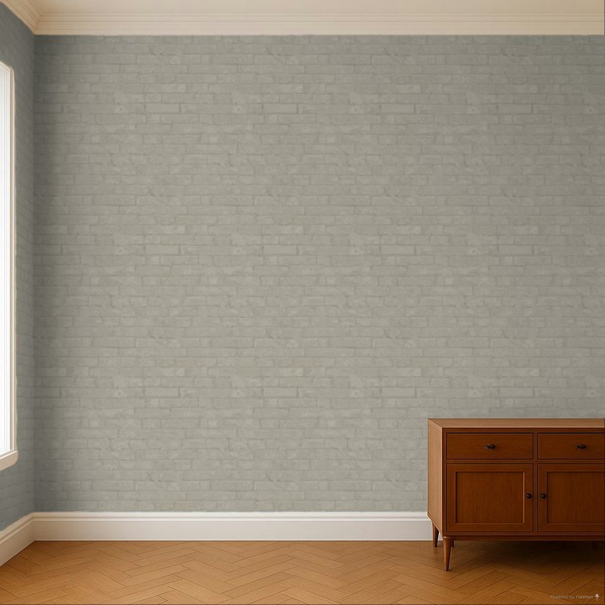 Wallpaper, Grey-Brown, Bricks, Brick Wall, 34613, Terra, Marburg
