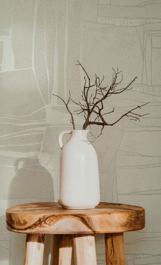 Wallpaper, Cream-Beige, Stone, 34646, Terra, Marburg