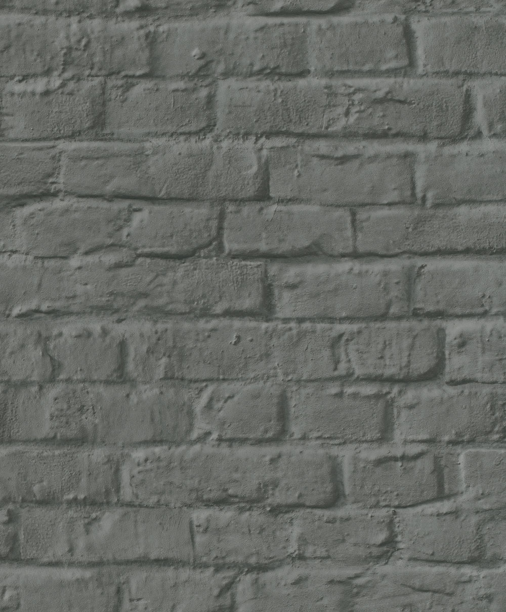 Wallpaper, Grey-Black, Bricks, Brick Wall, 34170, Loft Superior, Marburg