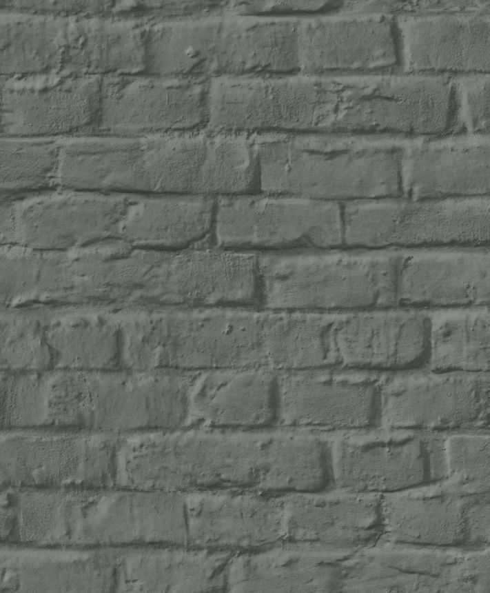 Wallpaper, Grey-Black, Bricks, Brick Wall, 34170, Loft Superior, Marburg