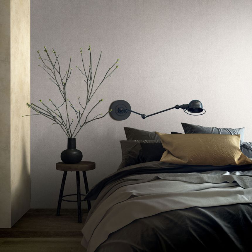 Wallpaper, Grey-Brown, Fabric Texture, 34176, Kumano, Loft Superior, Marburg
