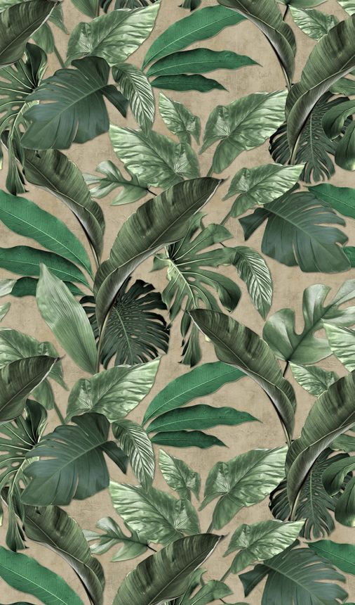 Wall Mural, Leaves, Stucco, 34198, Loft Superior, Marburg