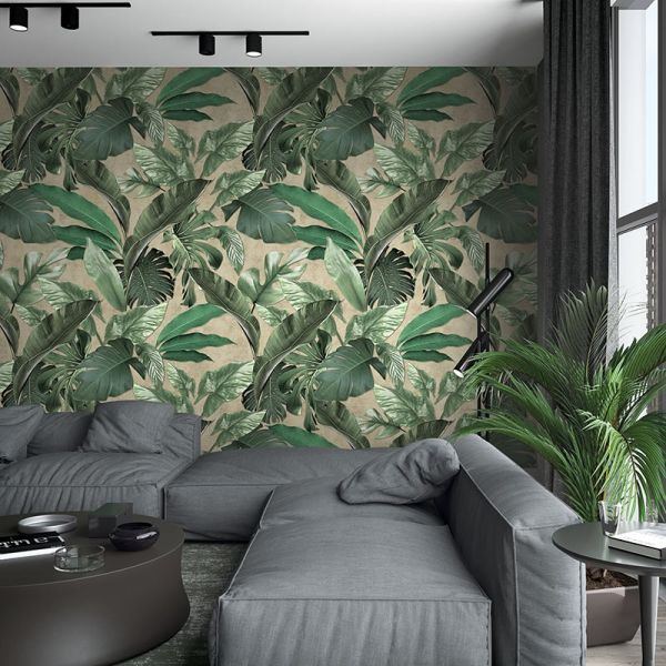 Wall Mural, Leaves, Stucco, 34198, Loft Superior, Marburg