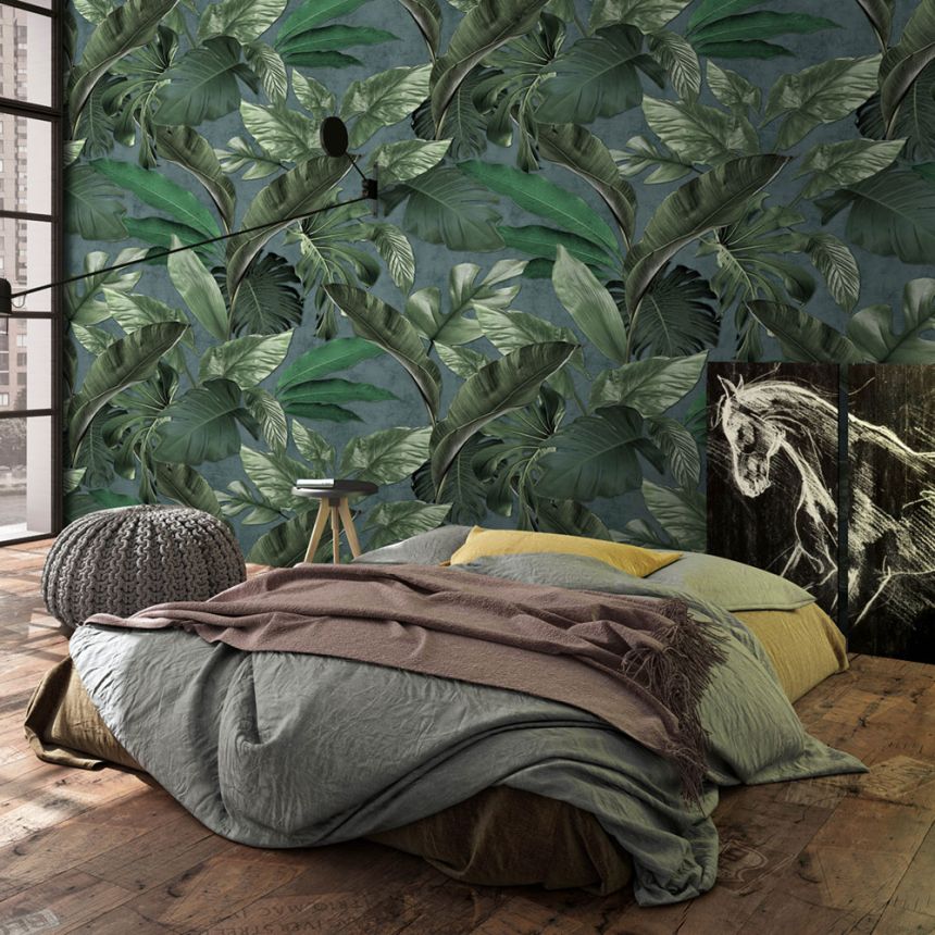 Wall Mural, Leaves, Stucco, 34199, Loft Superior, Marburg