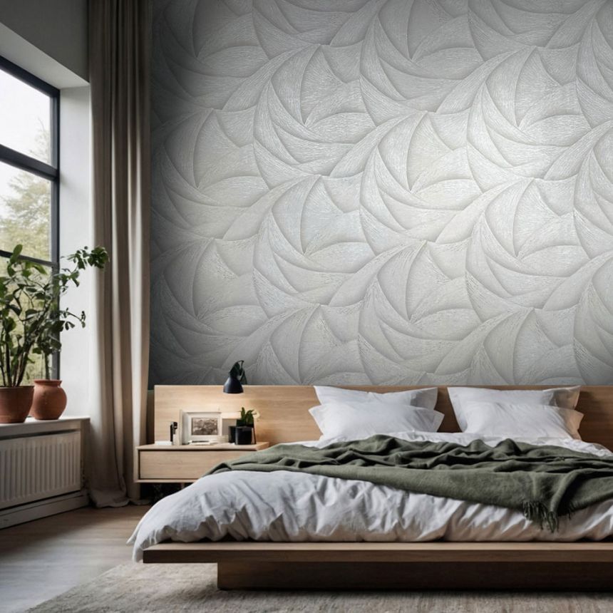 Wallpaper, grey-beige, graphic lines, 35501, Ritus, Marburg