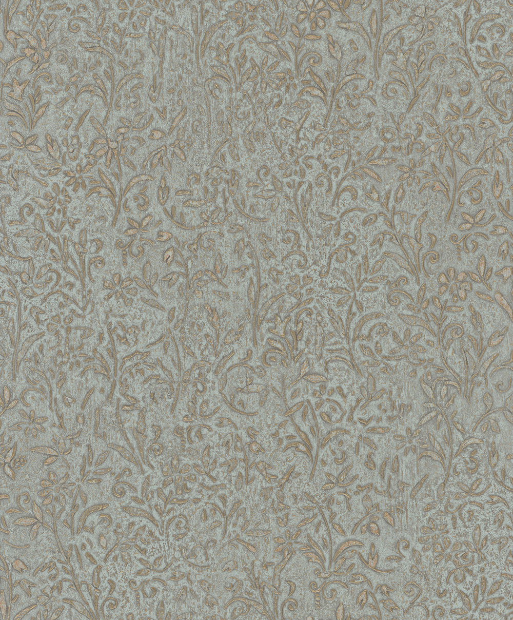 Wallpaper, blue-gold, ornaments, 35532, Ritus, Marburg