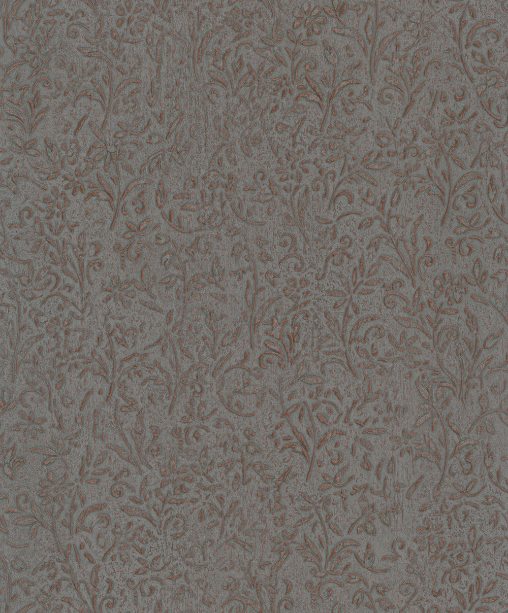 Wallpaper, grey-copper, ornaments, 35534, Ritus, Marburg