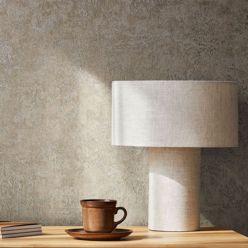 Wallpaper, brown, stucco, plaster finish, 34522, Kumano, Marburg