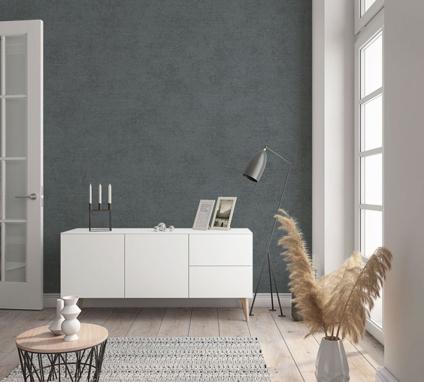 Wallpaper, Black, Fabric Texture, 32406, Shades, Marburg