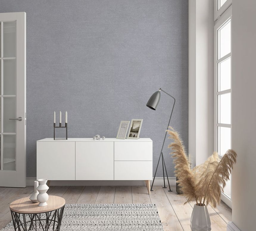 Wallpaper, Grey, Fabric Texture, 32411, Shades, Marburg