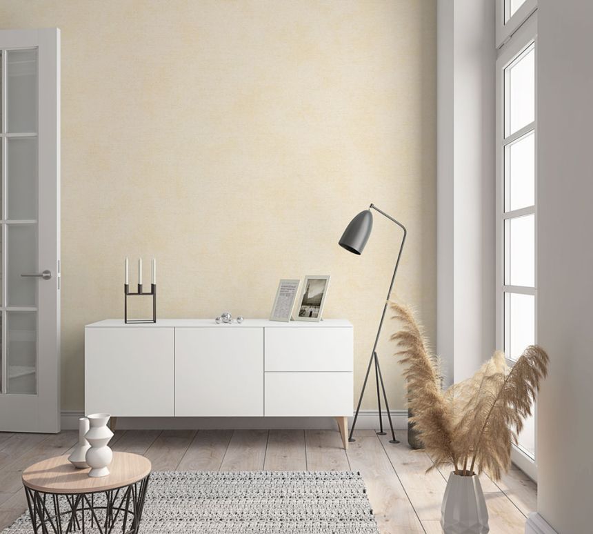 Wallpaper, Yellow, Fabric Texture, 32424, Shades, Marburg
