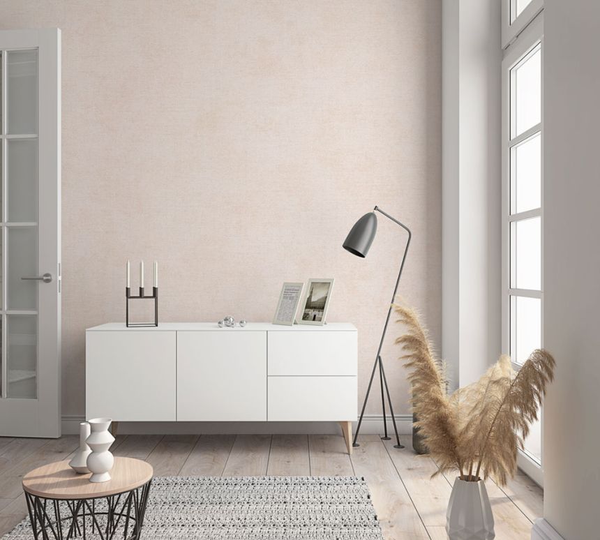 Wallpaper, Beige-Pink, Fabric Texture, 32435, Shades, Marburg