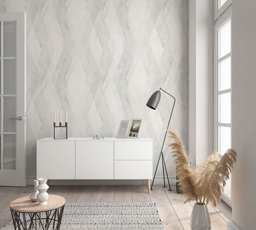 Geometric Wallpaper, Grey, 32452, Shades, Marburg