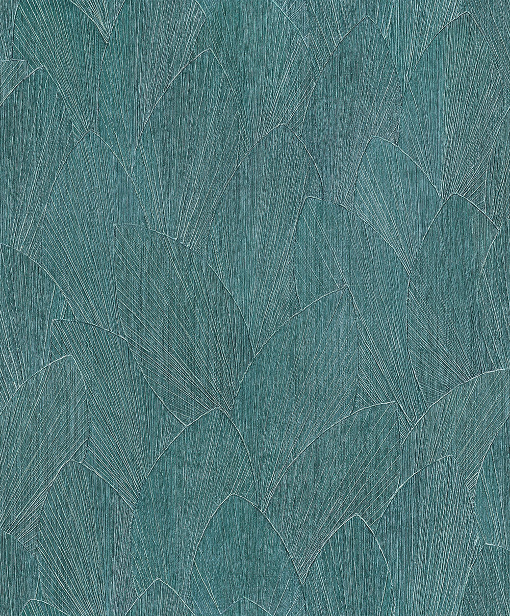 Wallpaper, turquoise, leaves, 35376, Timber, Marburg