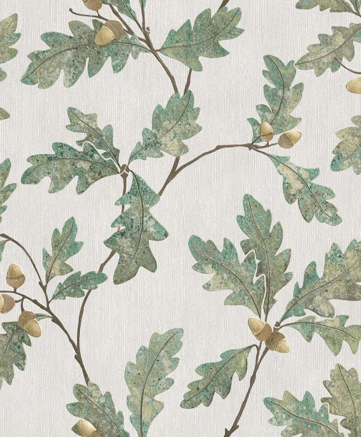 Wallpaper, green, branches, leaves, 35379, Timber, Marburg