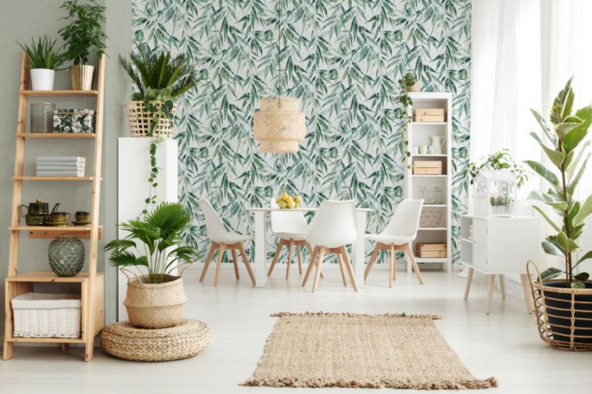 Wallpaper, Green, Leaves, 89039, Naomi, Novamur