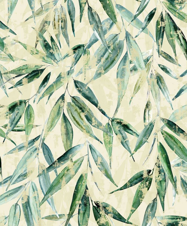 Wallpaper, Green, Leaves, 89040, Naomi, Novamur