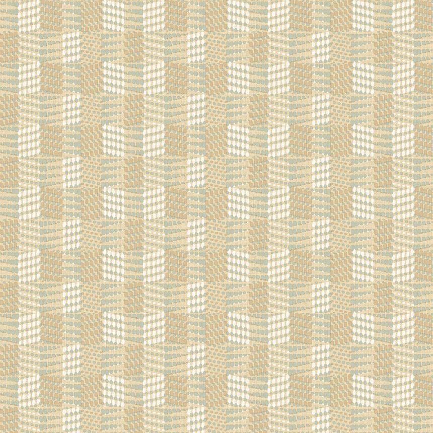 Wallpaper, Green-Beige, Fabric Texture, Z70705, Marrakech, Zambaiti Parati