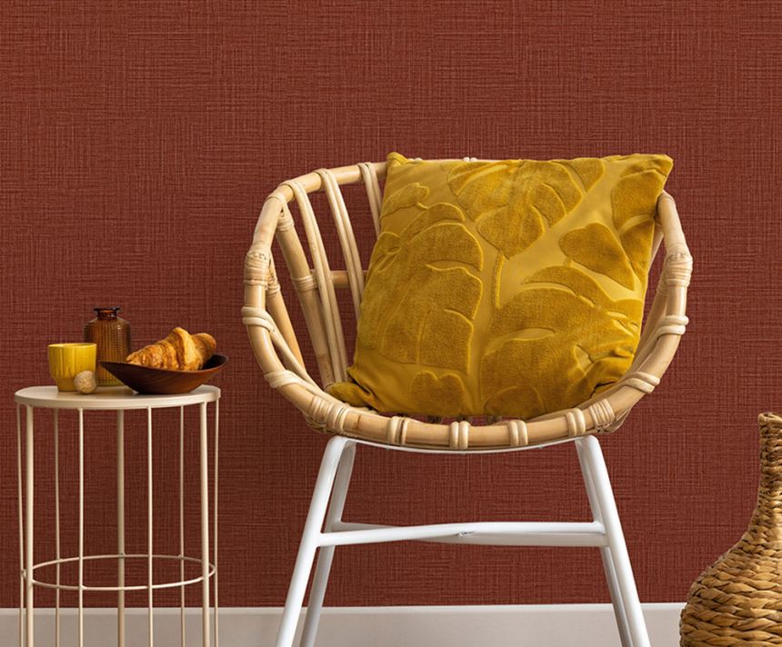 Wallpaper, Red, Fabric Texture, Z70720, Marrakech, Zambaiti Parati