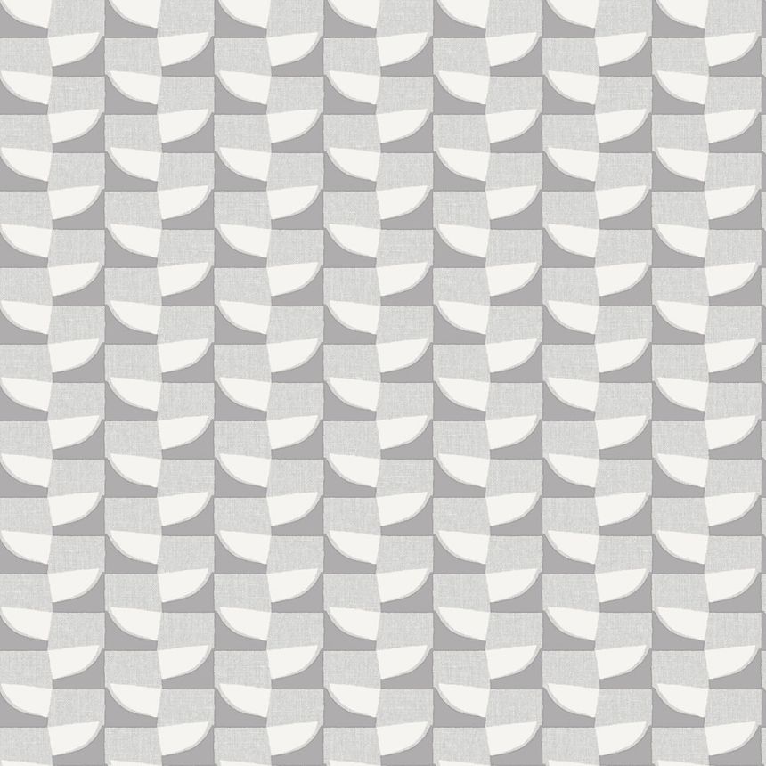 Wallpaper, Grey, Geometric Pattern, Z70727, Marrakech, Zambaiti Parati