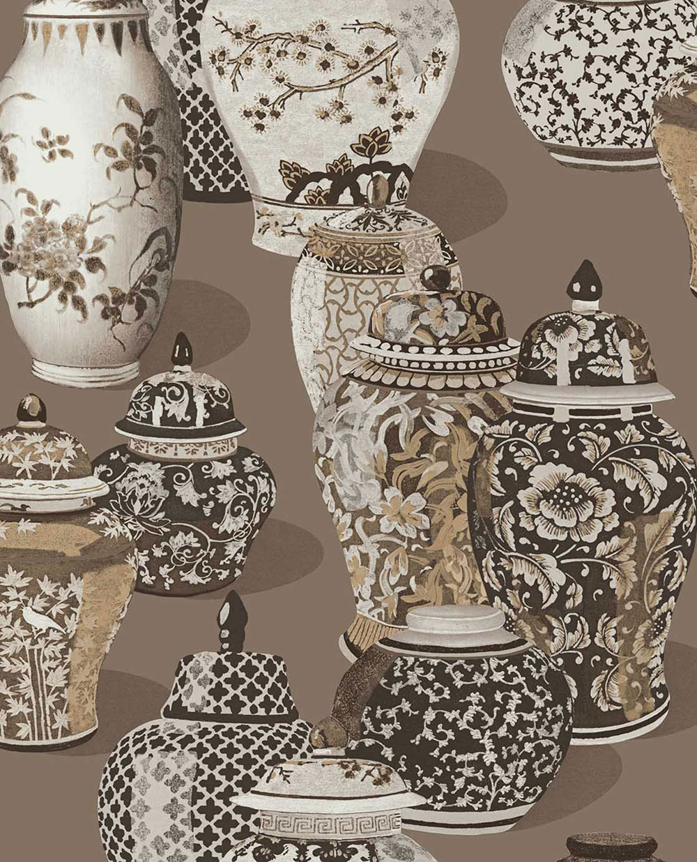 Wallpaper, 351210, Brown, Vessels, Magnifique, Eijffinger