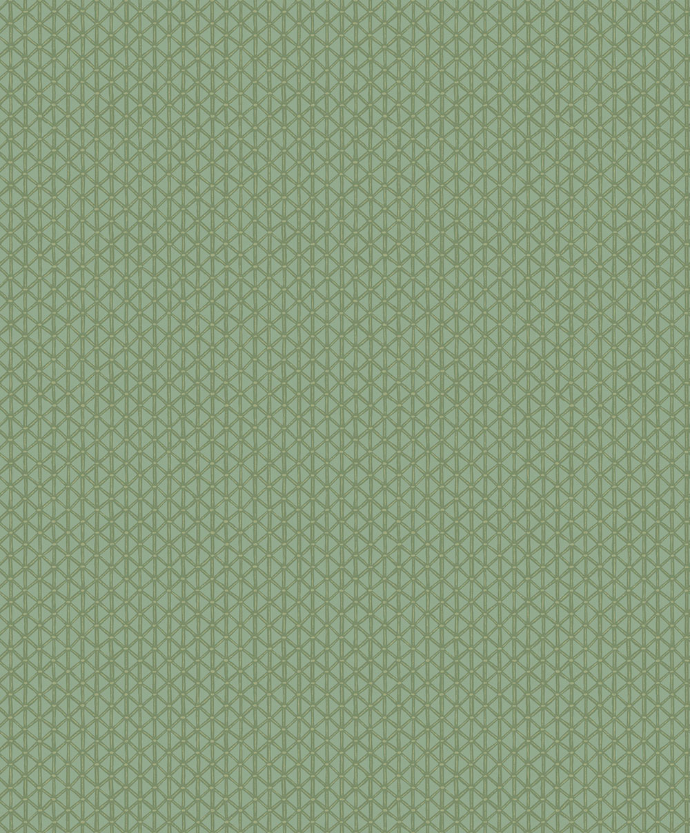 Geometric Wallpaper, Green, 351223, Magnifique, Eijffinger