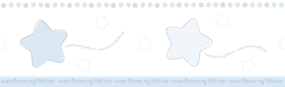 Self-adhesive children's wallpaper border 244-1, Lullaby, ICH Wallcoverings