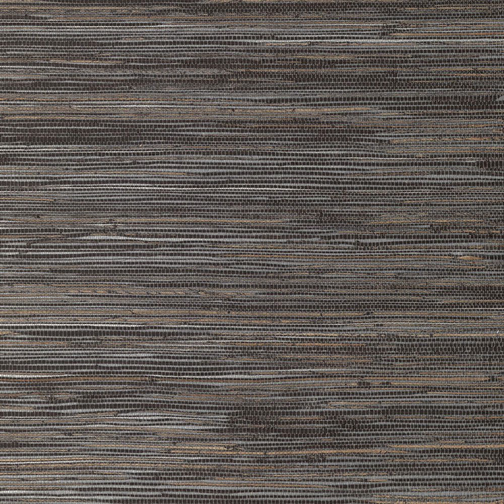 Natural mat on non-woven backing, black, brown, RIC401, Serica, Masureel