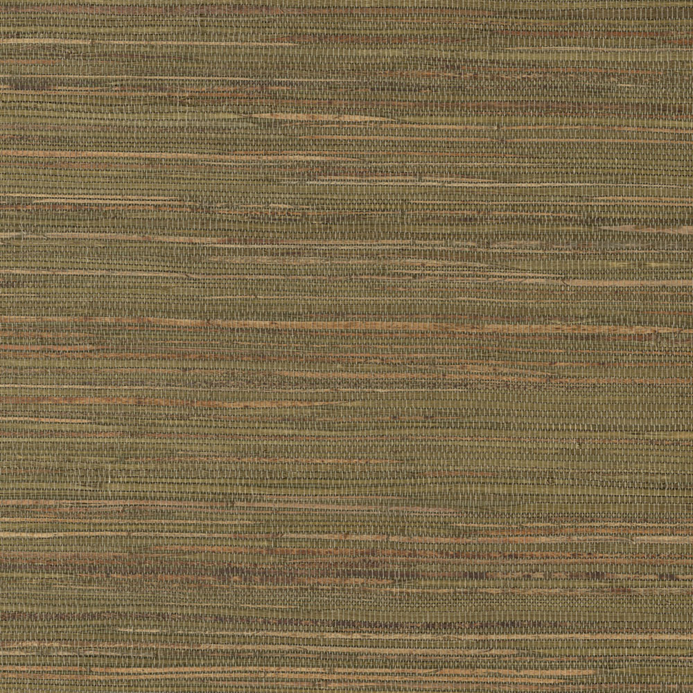 Natural mat on non-woven backing, green, brown, RIC404, Serica, Masureel