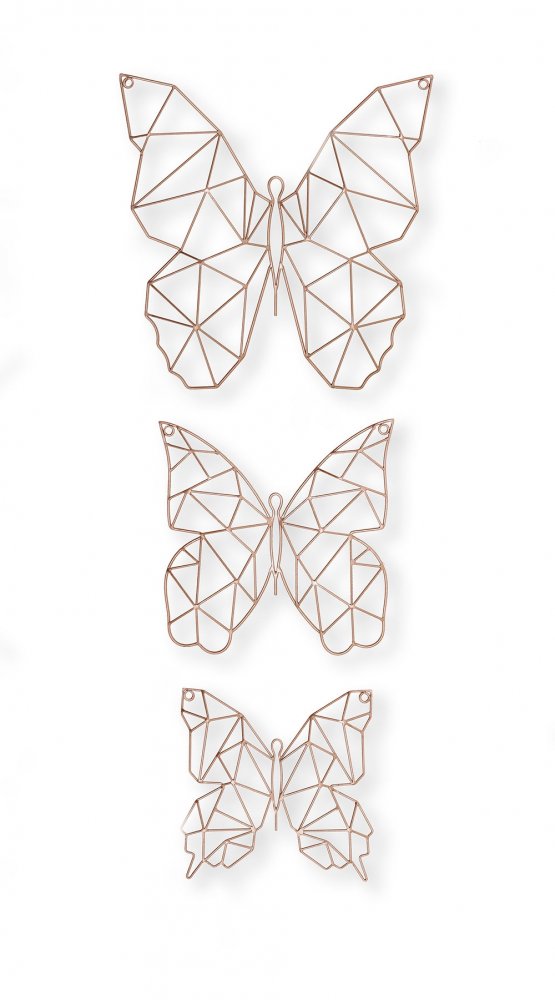 Metal decoration Flutter Metal Art 104034, Wall Art