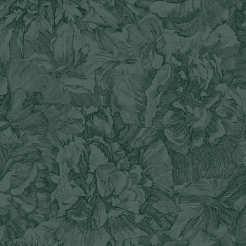 Non-woven wallpaper Flowers, 307345, Museum, Eijffinger