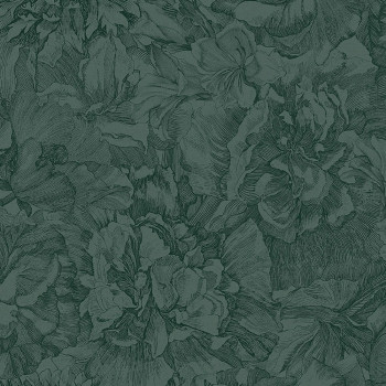 Non-woven wallpaper Flowers, 307345, Museum, Eijffinger