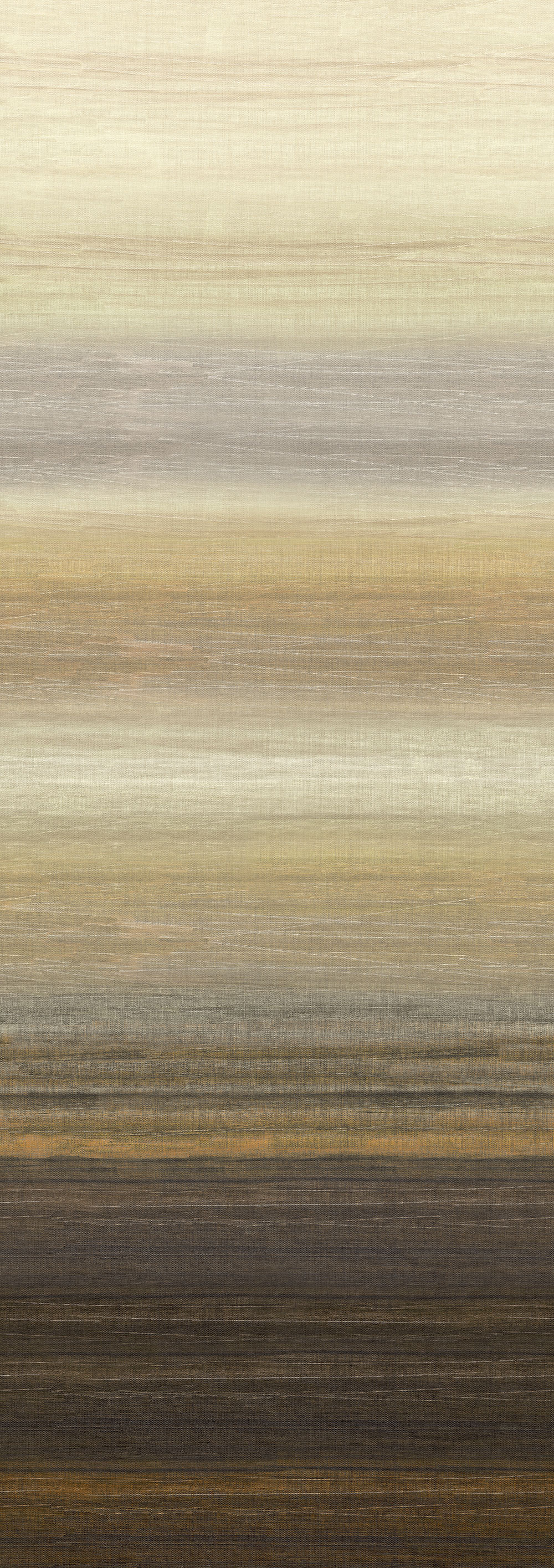 Mural wallpaper, fabric effect, brown, beige, stripes, DGRIC203-300, Serica, Masureel