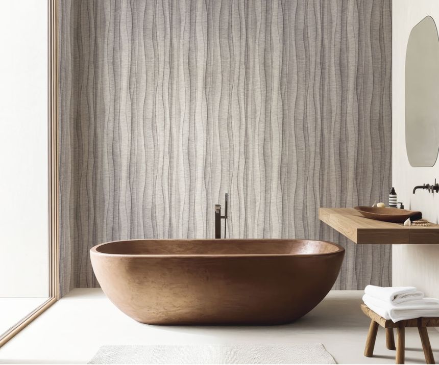 Wallpaper, grey, stripes, 73841, Tendenze, Emiliana Parati