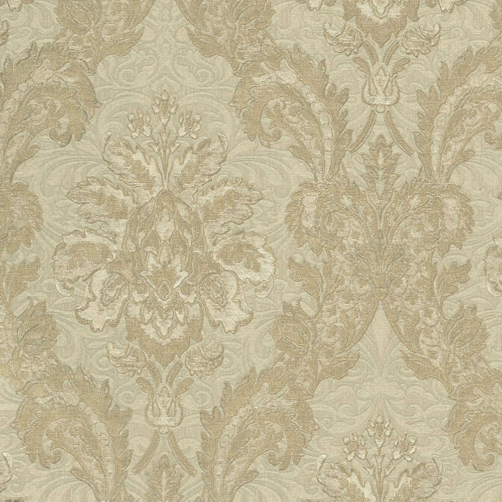 Luxury non-woven wallpaper 68606, Damascus, Baroque pattern, Damascus, Limonta