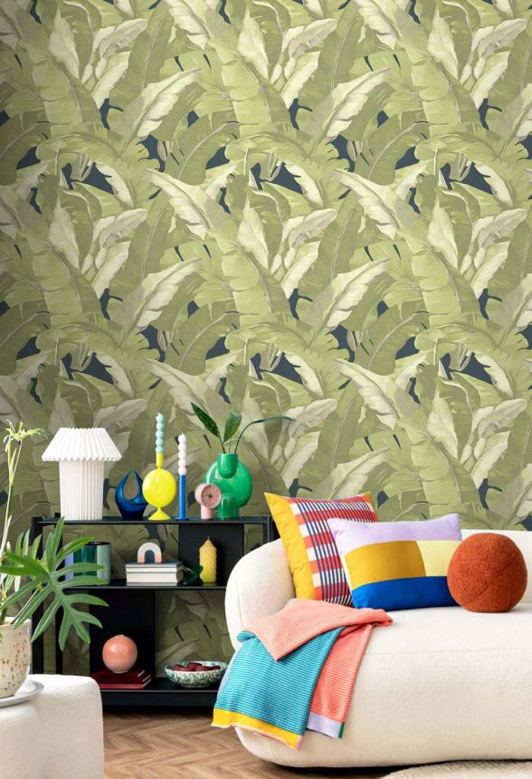 Wallpaper, green, leaves, 2006, Rio, Parato by Cristiana Masi
