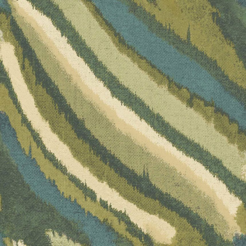 Wallpaper, green, fabric effect, 2027, Rio, Parato by Cristiana Masi