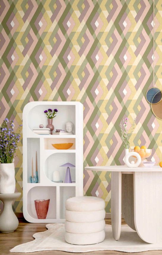 Geometric wallpaper, 2031, Rio, Parato by Cristiana Masi