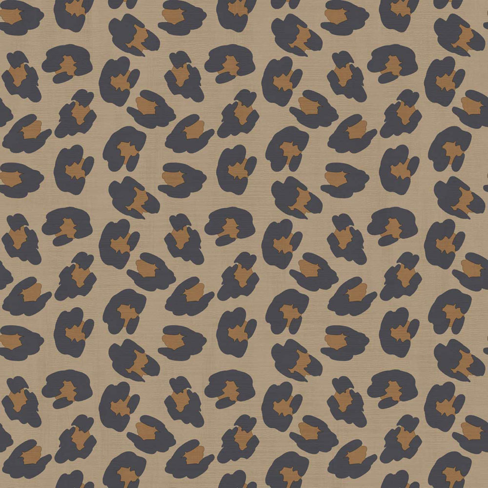 Wallpaper, leopard print, brown, 2046, Rio, Parato by Cristiana Masi
