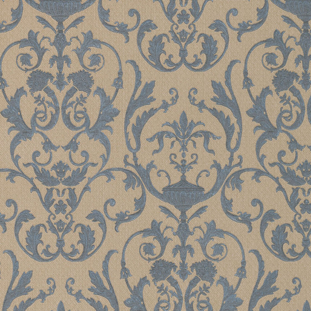 Luxury vinyl wallpaper 95546, Baroque pattern, Ornamenta, Limonta