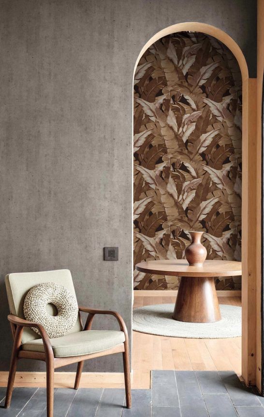 Wallpaper, concrete, plaster effect, grey, 2070, Rio, Parato by Cristiana Masi