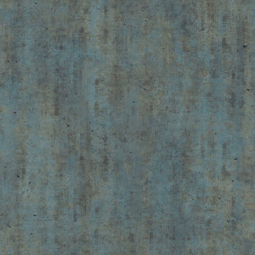 Wallpaper, concrete, plaster effect, blue, 2075, Rio, Parato by Cristiana Masi