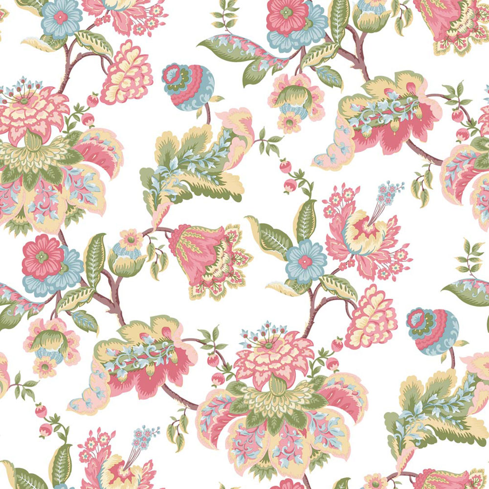Wallpaper, pink, flowers, 8301, Blooming Garden 2, Parato by Cristiana Masi