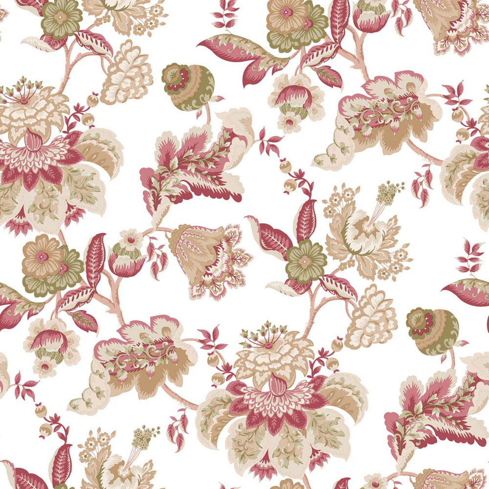 Wallpaper, brown-burgundy, flowers, 8302, Blooming Garden 2, Parato by Cristiana Masi