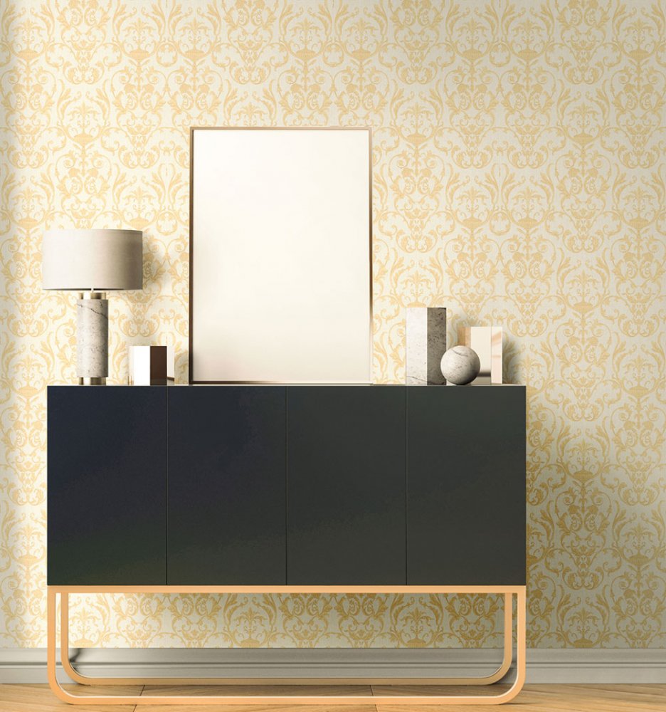 Luxury vinyl wallpaper 95504, Baroque pattern, Ornamenta, Limonta