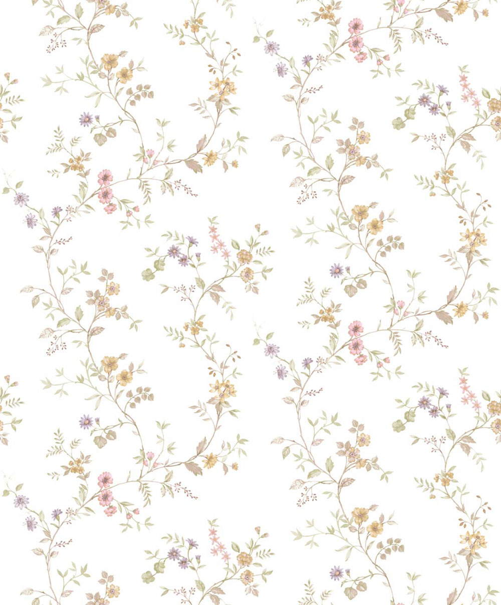Wallpaper, beige, flowers, 8355, Blooming Garden 2, Parato by Cristiana Masi